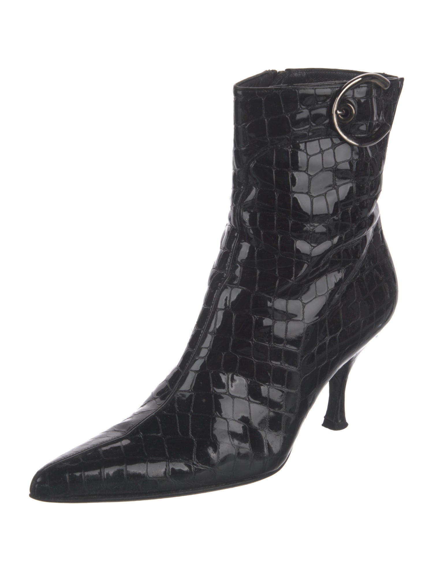 Stuart Weitzman Patent Leather Boots