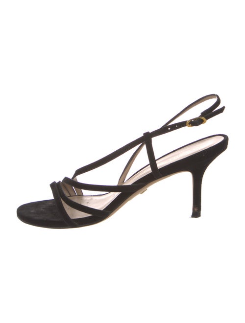Stuart Weitzman Suede Slingback Sandals