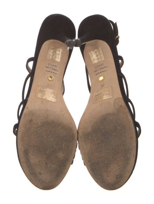 Stuart Weitzman Suede Slingback Sandals