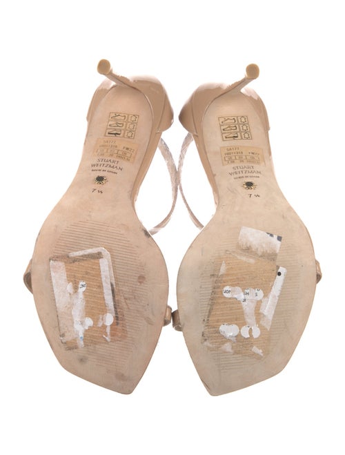Stuart Weitzman Patent Leather Sandals