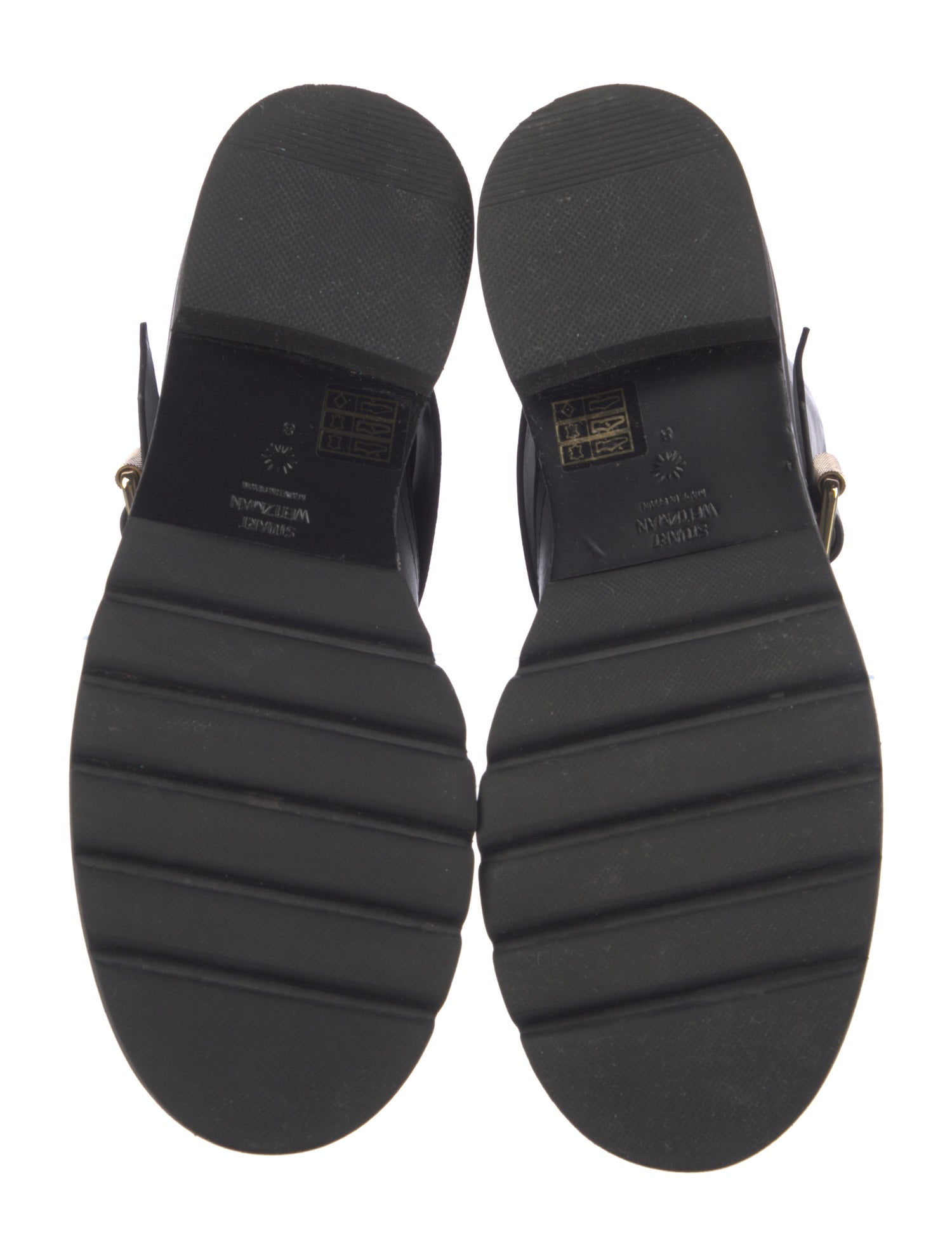 Stuart Weitzman Leather Moto Boots