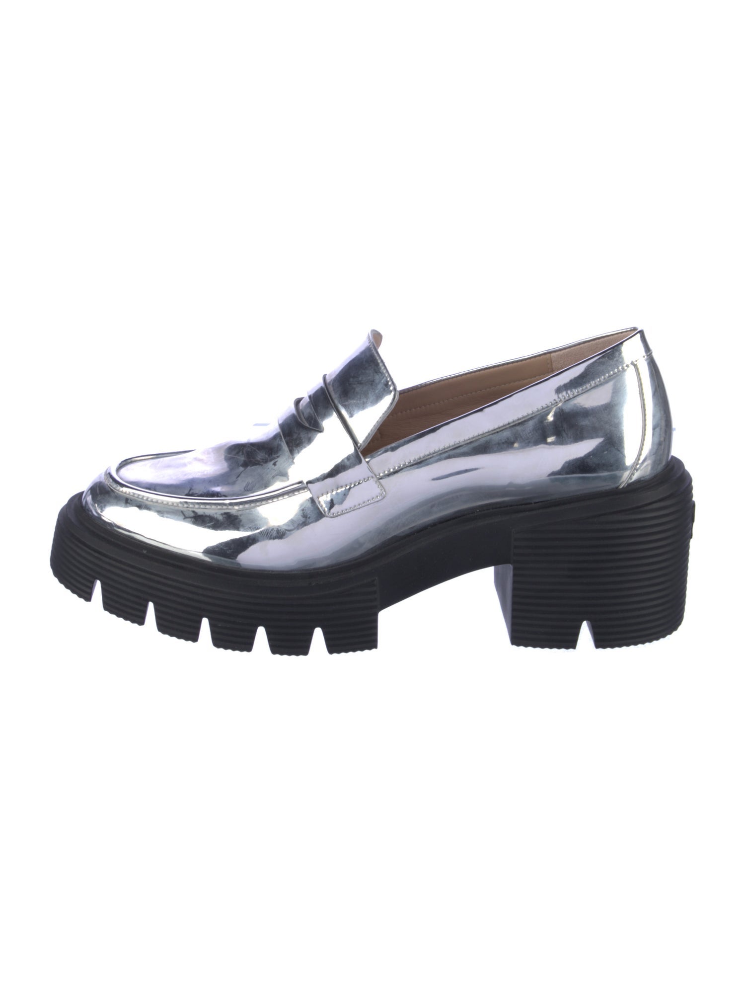 Stuart Weitzman Patent Leather Loafers