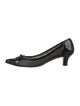 Stuart Weitzman Patent Leather Bow Accents Pumps