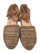 Stuart Weitzman Suede Printed Espadrilles