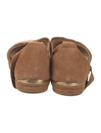 Stuart Weitzman Suede Printed Espadrilles