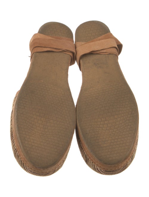 Stuart Weitzman Suede Printed Espadrilles