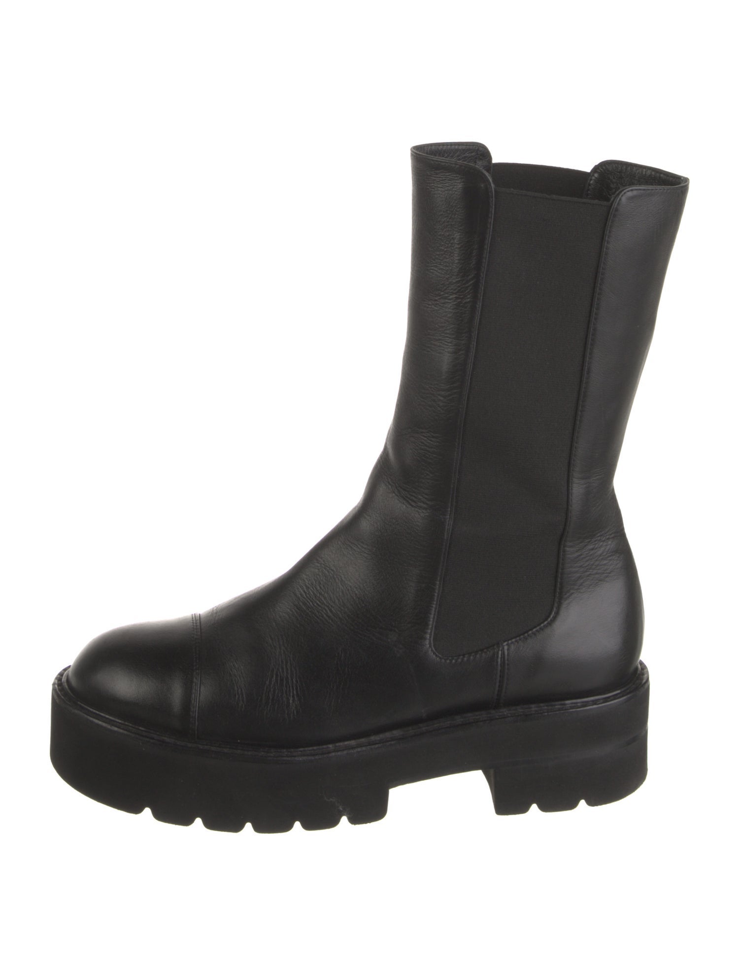 Stuart Weitzman Leather Chelsea Boots