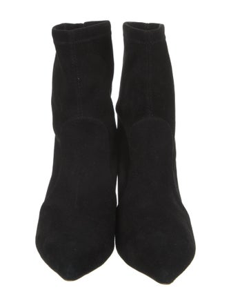 Stuart Weitzman Suede Sock Boots