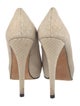 Stuart Weitzman Embossed Leather Pumps