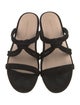 Stuart Weitzman Suede Slides