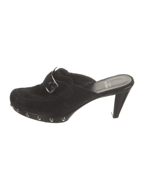Stuart Weitzman Suede Mules