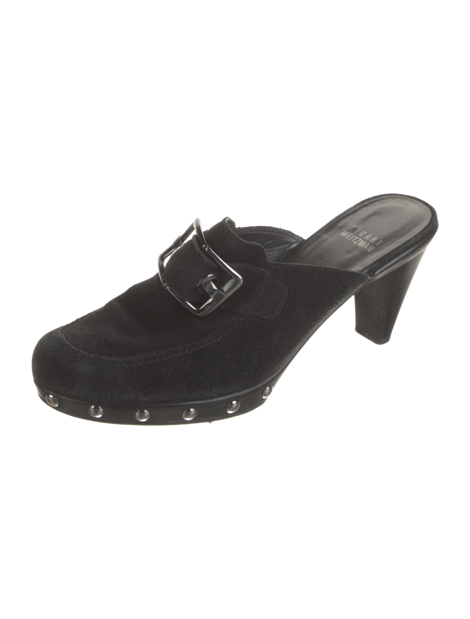 Stuart Weitzman Suede Mules