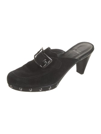 Stuart Weitzman Suede Mules