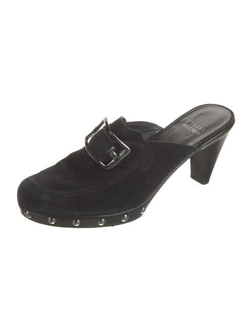 Stuart Weitzman Suede Mules