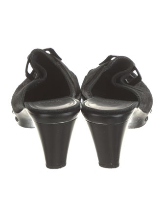 Stuart Weitzman Suede Mules