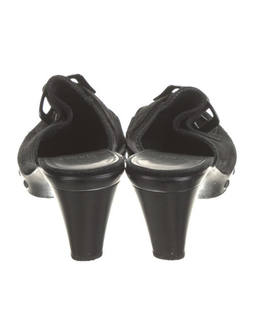 Stuart Weitzman Suede Mules