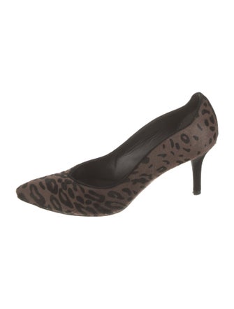 Stuart Weitzman Ponyhair Animal Print Pumps