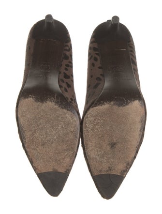 Stuart Weitzman Ponyhair Animal Print Pumps