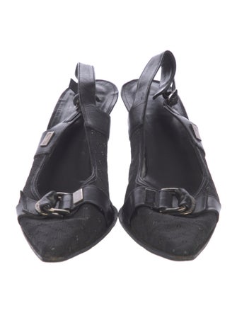 Stuart Weitzman Mesh Slingback Pumps