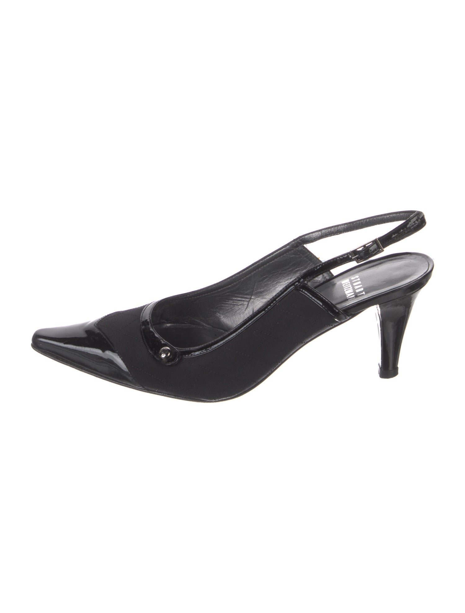 Stuart Weitzman Patent Leather Slingback Pumps