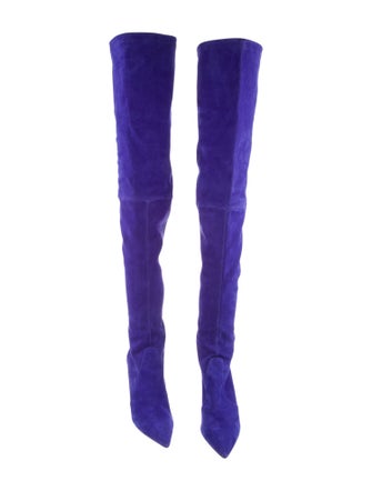 Stuart Weitzman Suede Sock Boots