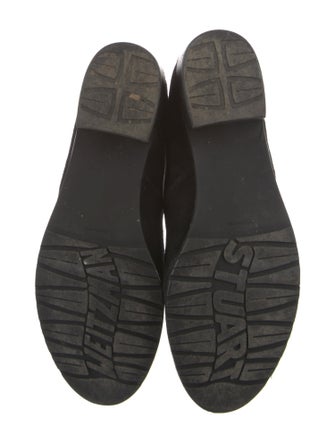 Stuart Weitzman Suede Lace-Up Boots