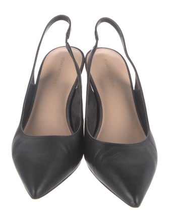 Stuart Weitzman Leather Slingback Pumps