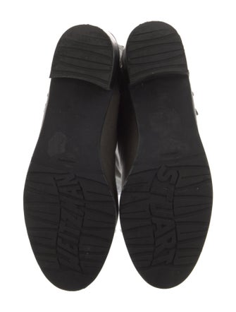 Stuart Weitzman Leather Studded Accents Riding Boots