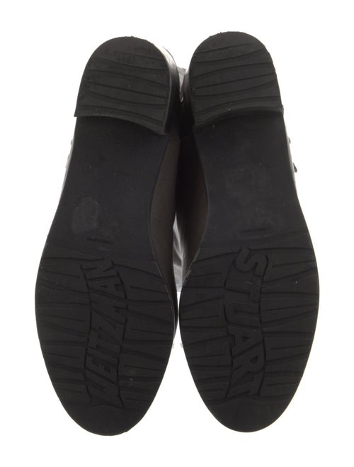 Stuart Weitzman Leather Studded Accents Riding Boots