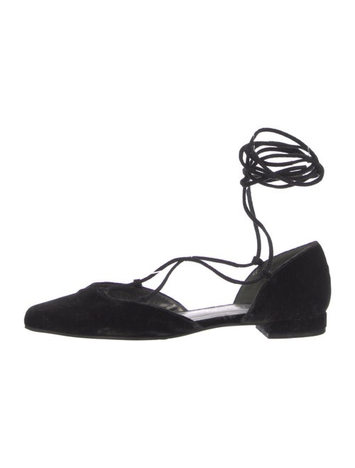Stuart Weitzman Suede D'Orsay Flats