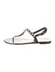 Stuart Weitzman Rubber T-Strap Sandals
