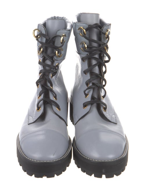 Stuart Weitzman Leather Combat Boots