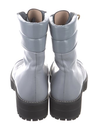 Stuart Weitzman Leather Combat Boots