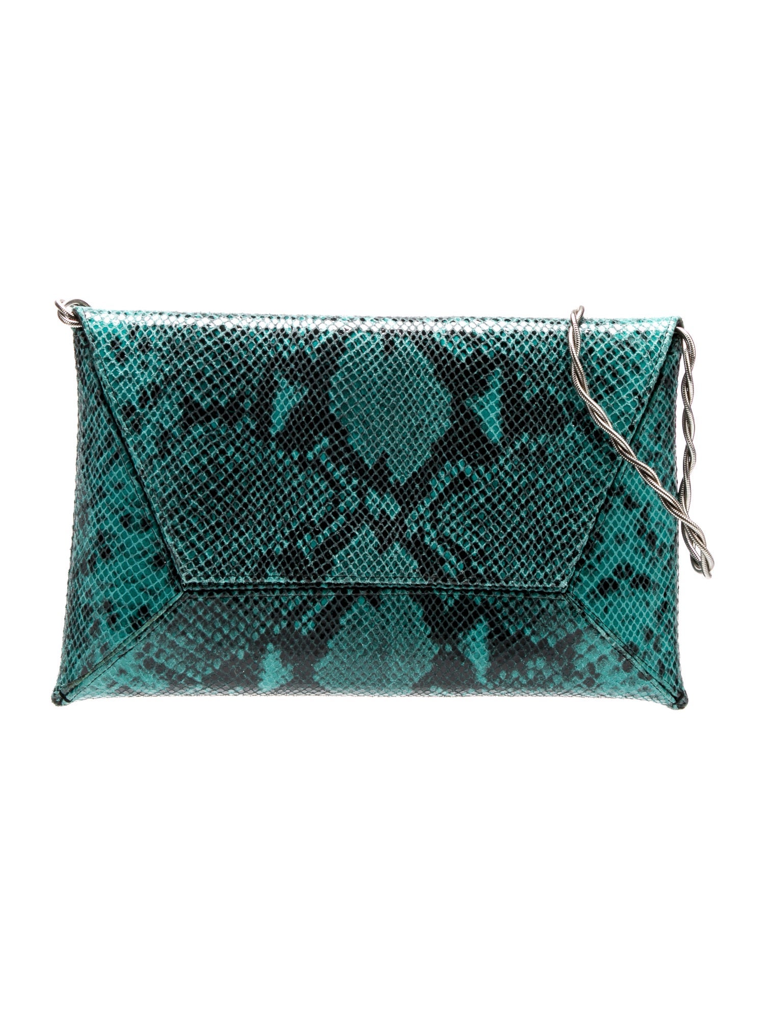 Stuart Weitzman Embossed Leather Shoulder Bag