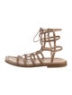 Stuart Weitzman Suede Gladiator Sandals