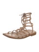 Stuart Weitzman Suede Gladiator Sandals