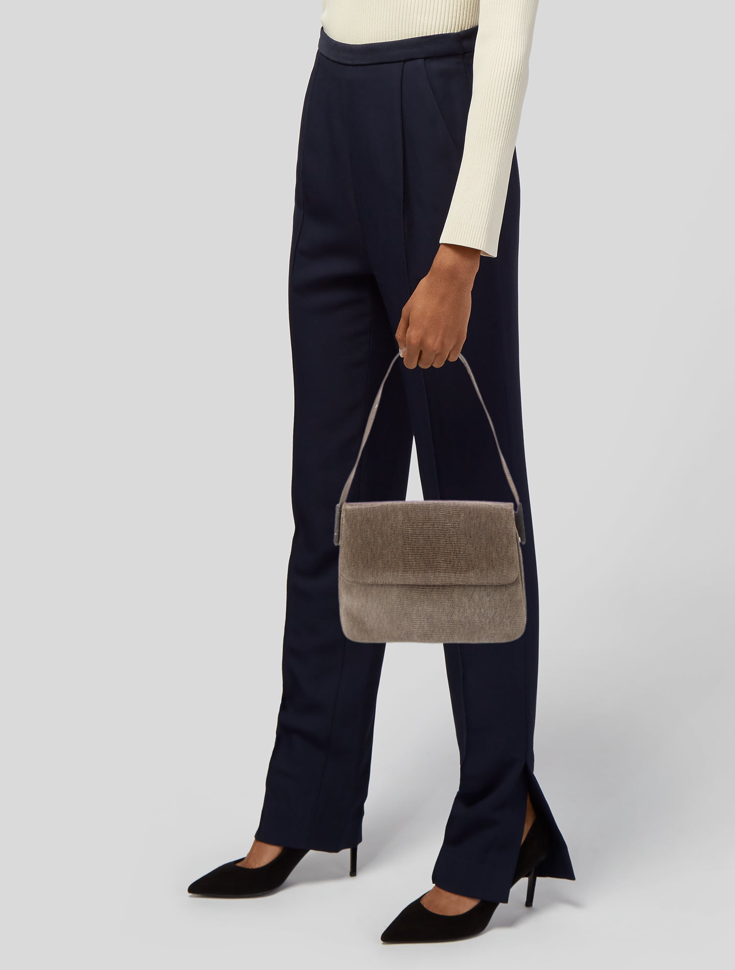 Stuart Weitzman Suede Shoulder Bag