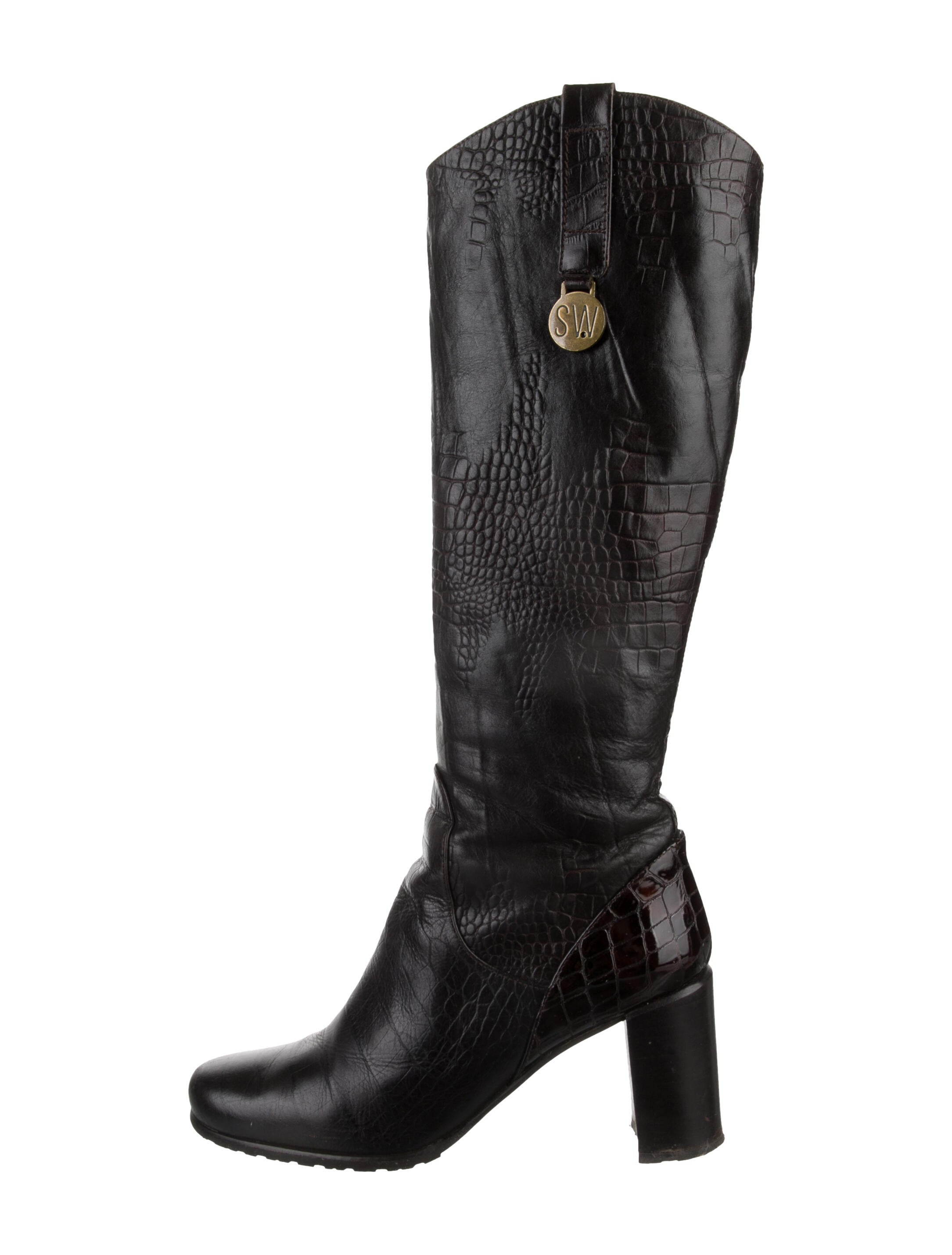 Stuart Weitzman Leather Riding Boots