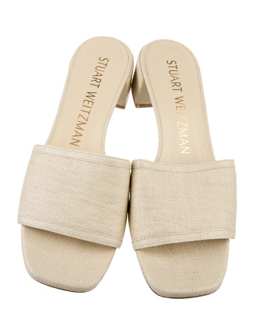 Stuart Weitzman Canvas Slides
