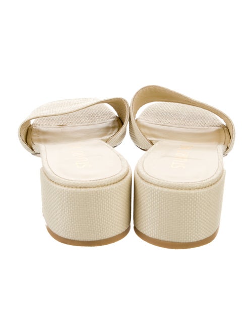 Stuart Weitzman Canvas Slides