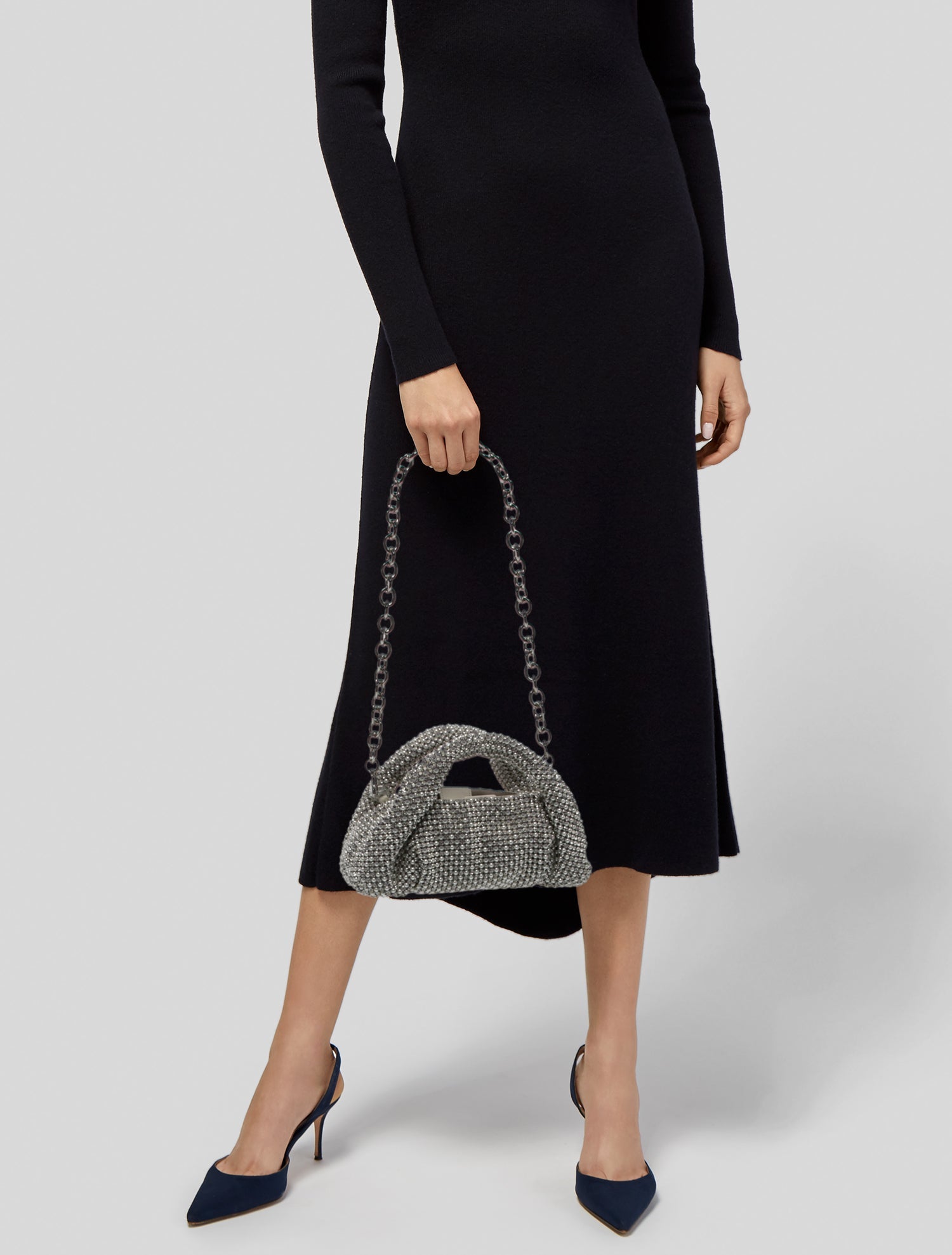 Stuart Weitzman Crystal Crossbody Bag