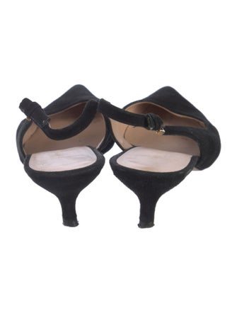 Stuart Weitzman Suede Slingback Pumps