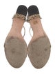 Stuart Weitzman Leather Printed Espadrilles