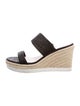 Stuart Weitzman Leather Espadrilles