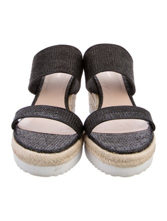 Stuart Weitzman Leather Espadrilles