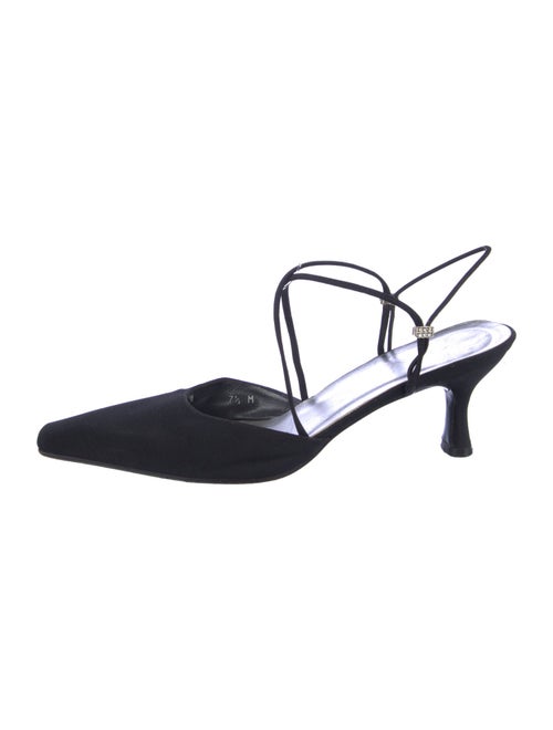 Stuart Weitzman Crystal Embellishments Slingback Pumps