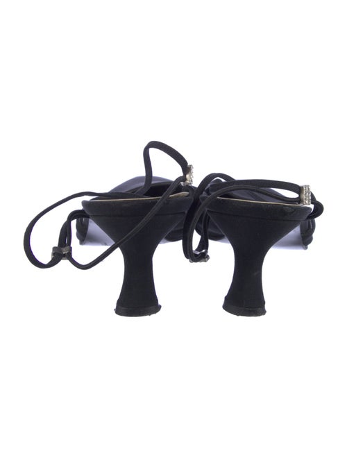 Stuart Weitzman Crystal Embellishments Slingback Pumps