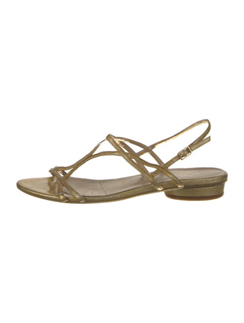 Stuart Weitzman Leather Slingback Sandals