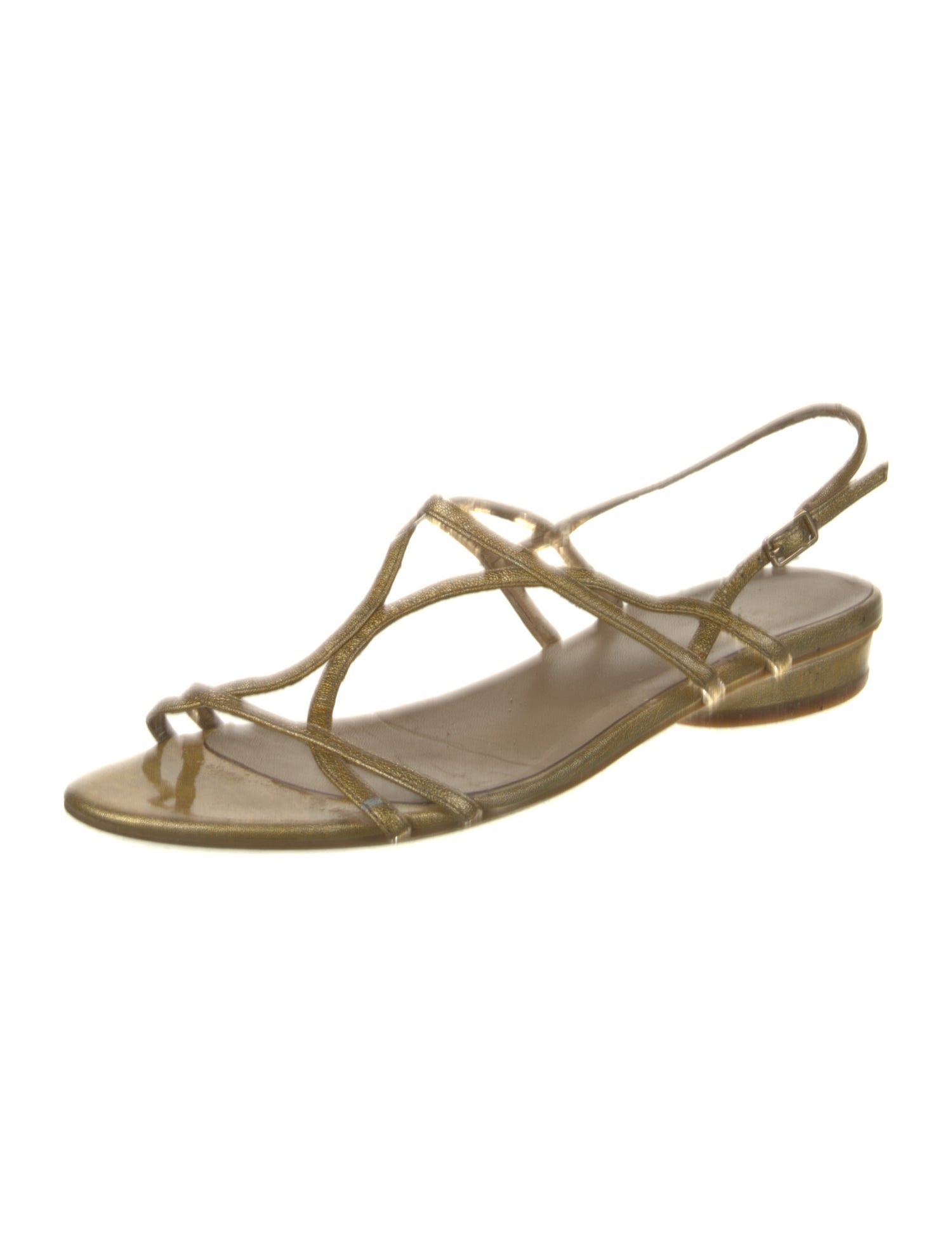 Stuart Weitzman Leather Slingback Sandals
