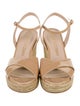 Stuart Weitzman Patent Leather Espadrilles